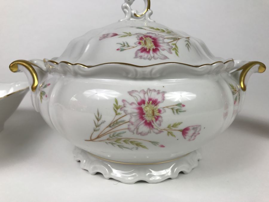 Vintage Soup Tureen And Bowl - Edelstein Bavaria Maria-Theresia Made In Germany [Photo 5]