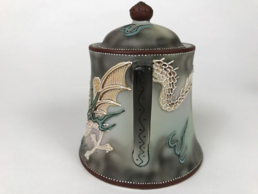 Vintage Hand Painted Nippon Tea Set Moriage Dragonware [Photo 15]