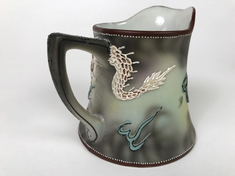 Vintage Hand Painted Nippon Tea Set Moriage Dragonware [Photo 24]