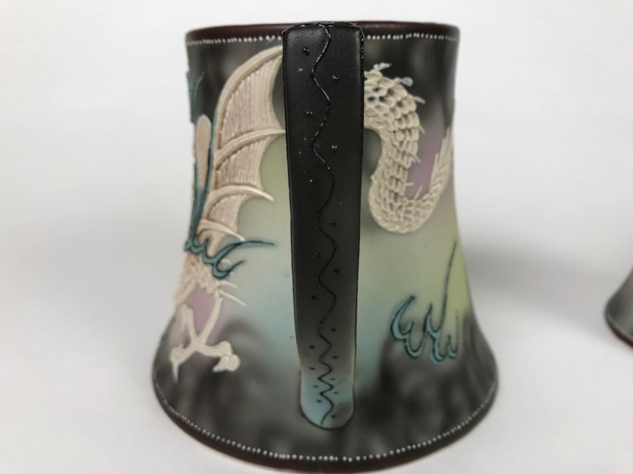 Vintage Hand Painted Nippon Tea Set Moriage Dragonware [Photo 5]