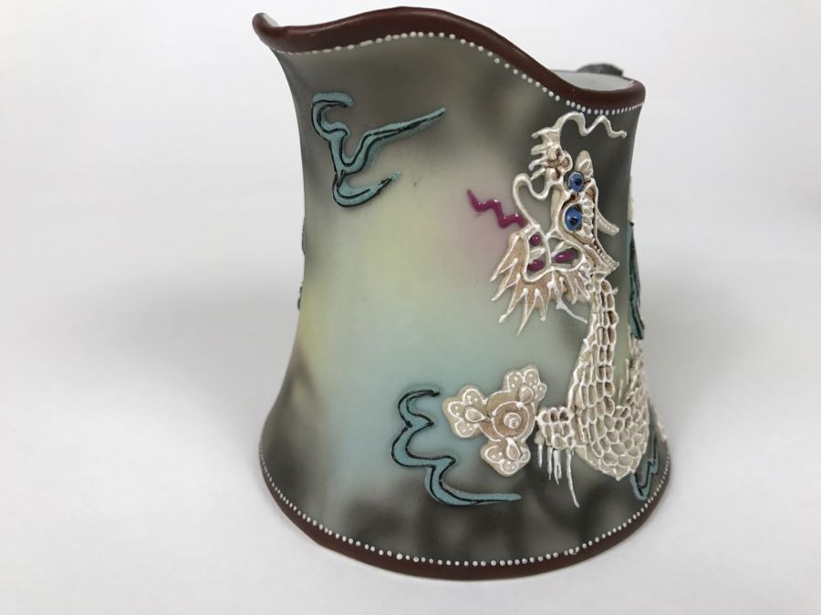 Vintage Hand Painted Nippon Tea Set Moriage Dragonware [Photo 26]