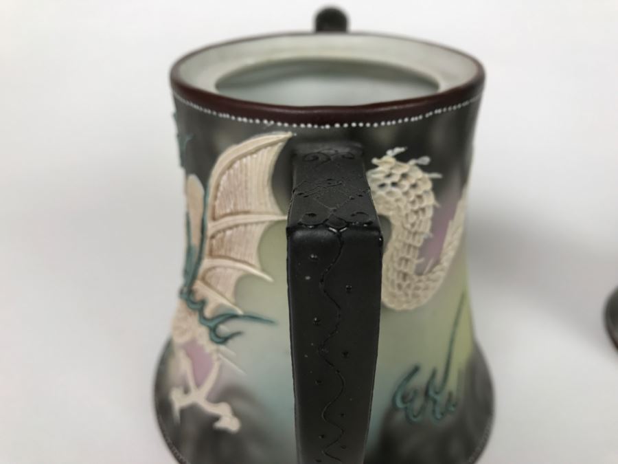 Vintage Hand Painted Nippon Tea Set Moriage Dragonware [Photo 6]
