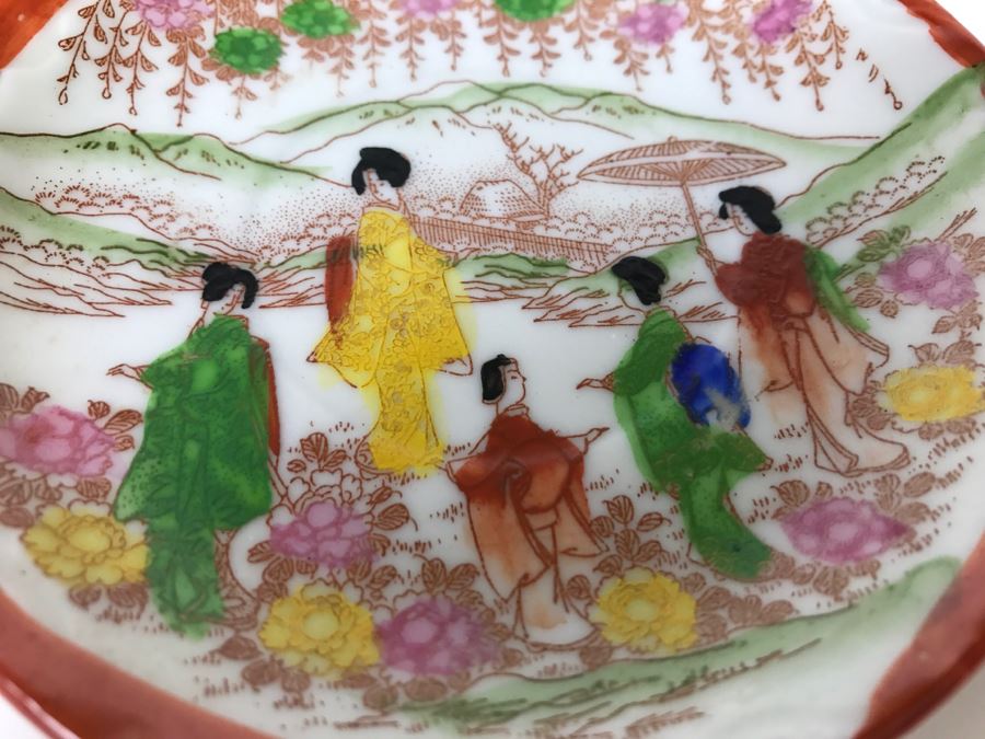 Vintage Japanese Chocolate Pot With Cup And Saucer [Photo 10]