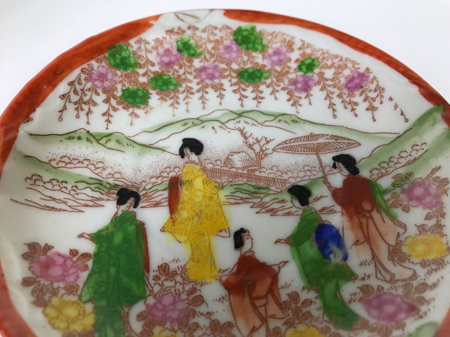 Vintage Japanese Chocolate Pot With Cup And Saucer [Photo 11]