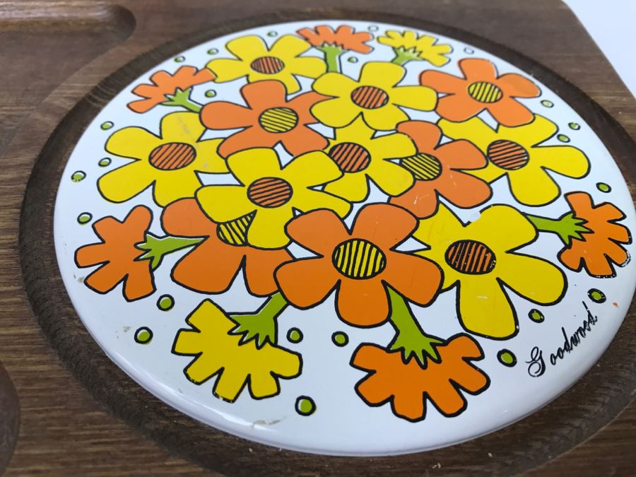 Vintage Gail Craft Japan Woodenware And Retro Japanese Serving Tray [Photo 13]