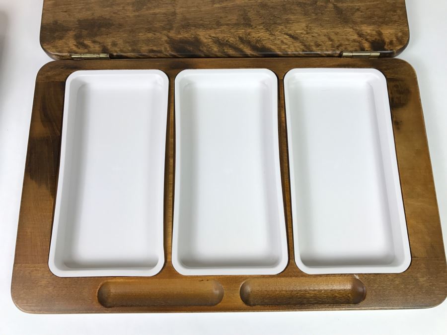 Vintage Gail Craft Japan Woodenware And Retro Japanese Serving Tray [Photo 8]