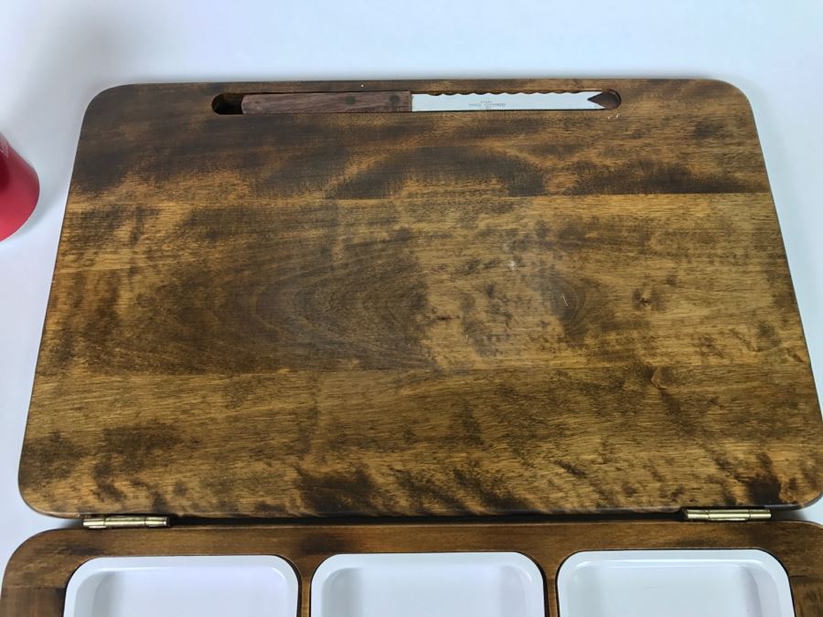 Vintage Gail Craft Japan Woodenware And Retro Japanese Serving Tray [Photo 7]