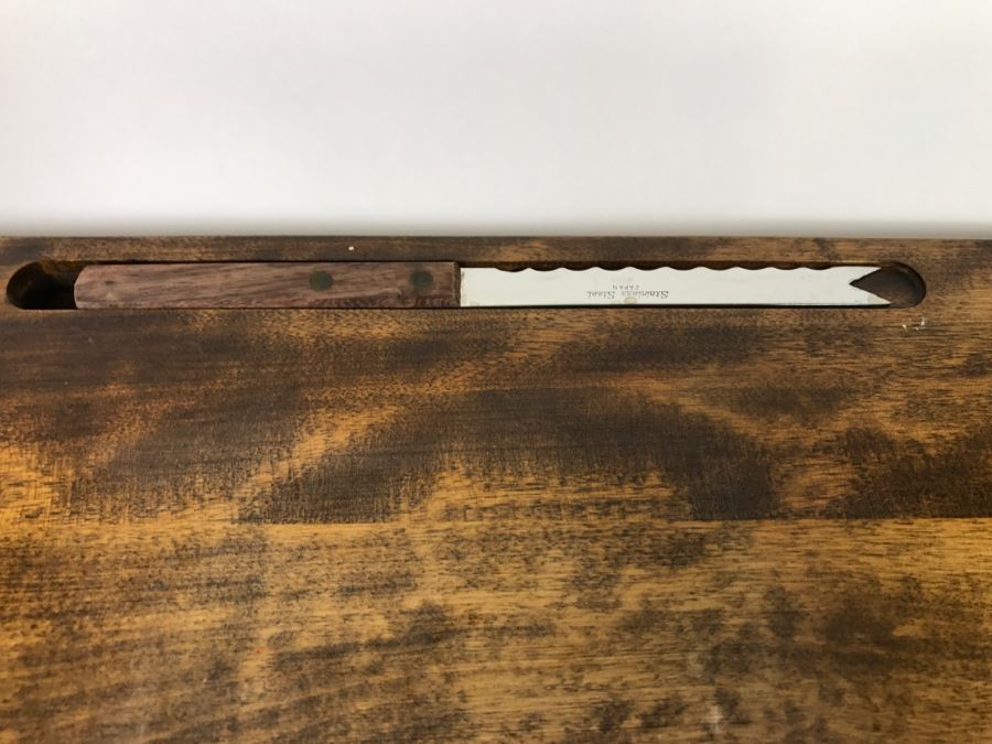 Vintage Gail Craft Japan Woodenware And Retro Japanese Serving Tray [Photo 6]