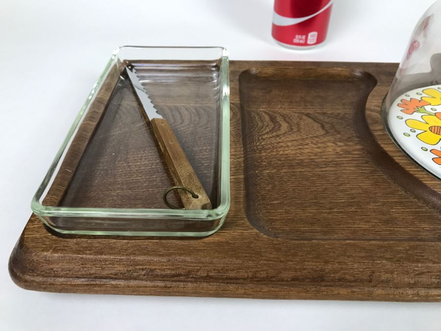 Vintage Gail Craft Japan Woodenware And Retro Japanese Serving Tray [Photo 14]