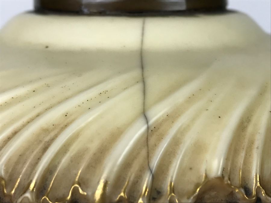 Vintage Royal Worcester Porcelain Vase Converted To Lamp (Not Working) [Photo 15]