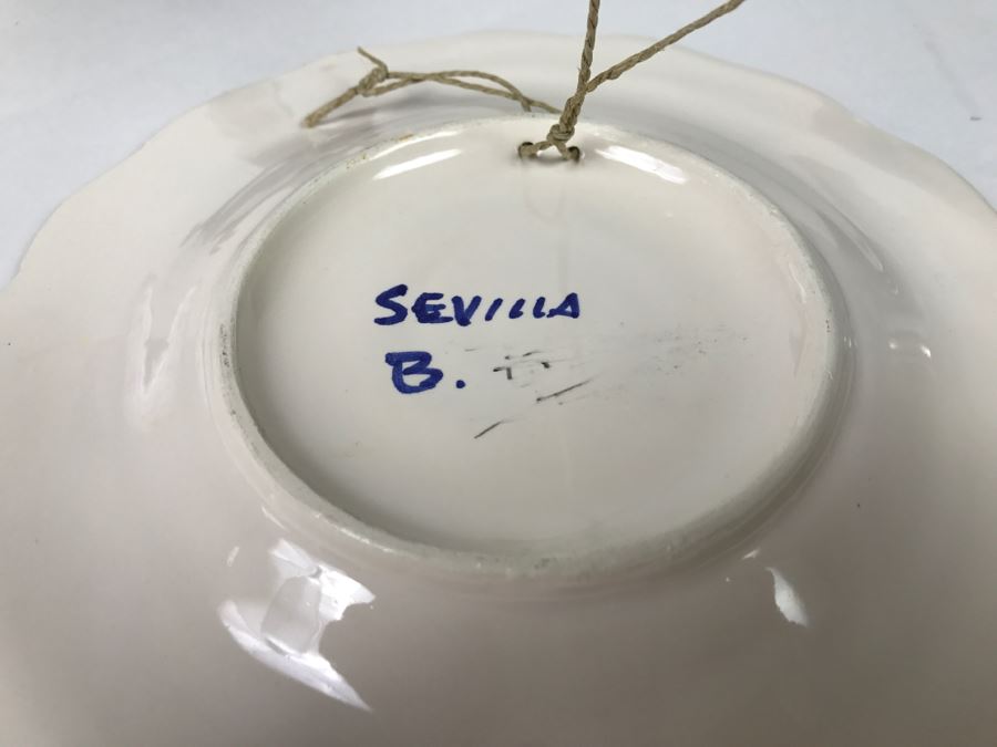 Bareuther Waldsassen German Footed Bowl, Royal Copenhagen Oval Bowl And Sevilla Fluted Hand Painted Plate [Photo 11]