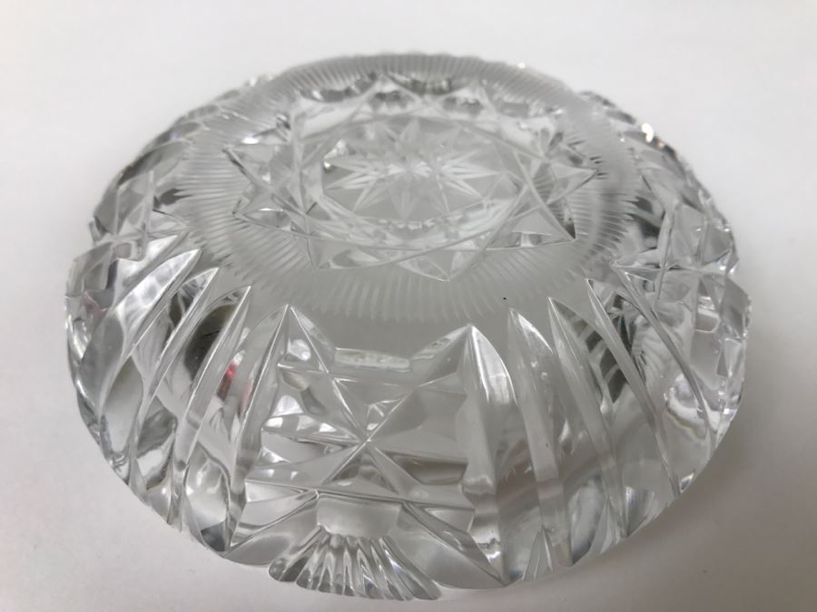 Vintage Cut Glass Ashtray [Photo 7]