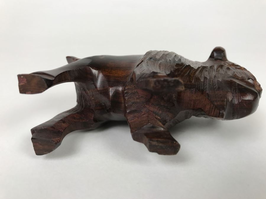 Carved Wood Buffalo [Photo 6]