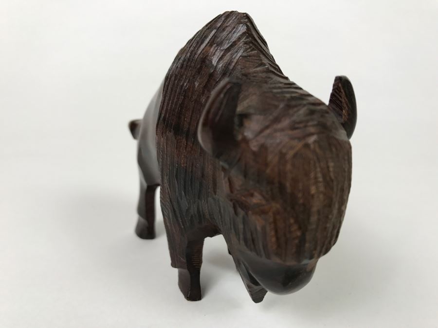 Carved Wood Buffalo [Photo 3]
