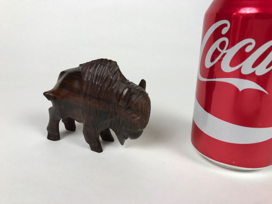 Carved Wood Buffalo [Photo 2]