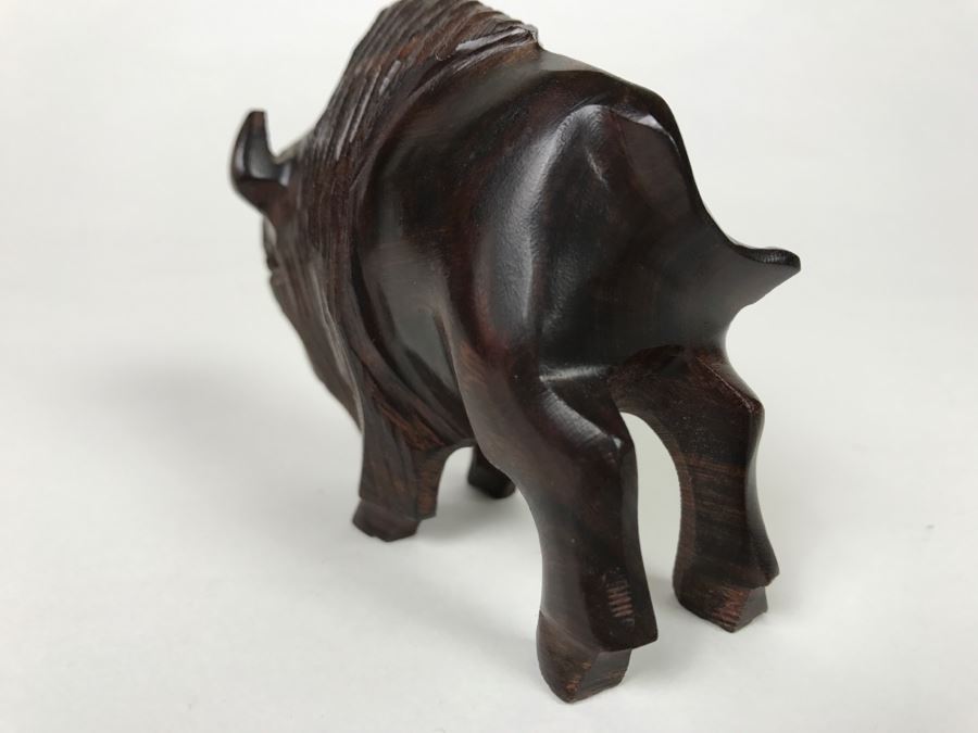 Carved Wood Buffalo [Photo 5]