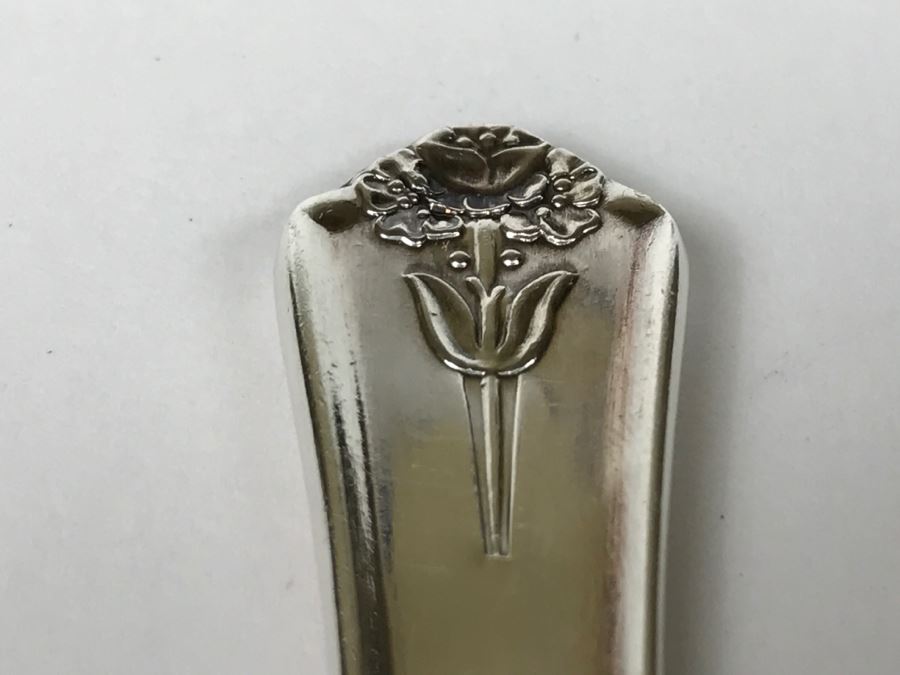 Large Set Of Holmes & Edwards Silverplate Flatware Sets In Wooden Silverware Storage Boxes [Photo 12]