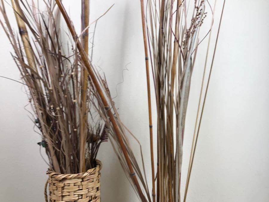 Pair Of Artificial Floral Arrangements With Vases [Photo 5]