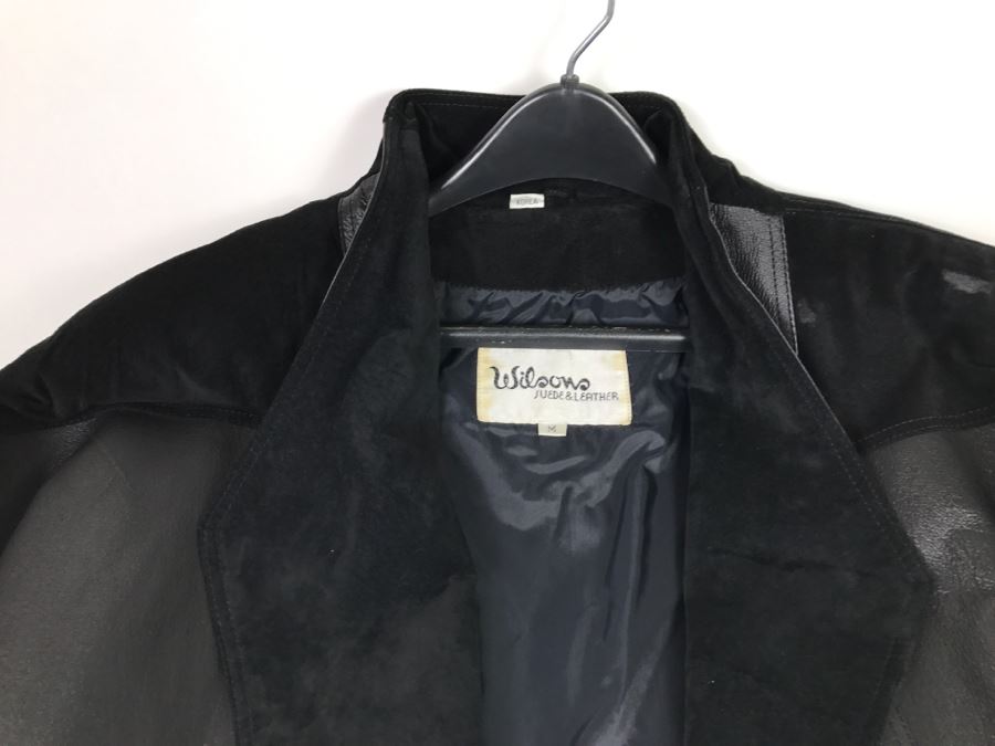 Women's Wilsons Suede & Leather Jacket Size M [Photo 3]