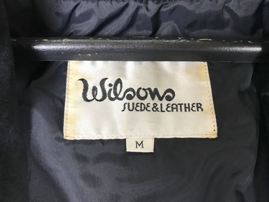 Women's Wilsons Suede & Leather Jacket Size M [Photo 2]