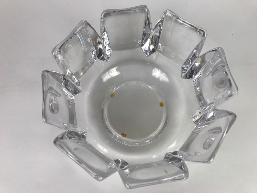 Vintage Orrefors Crystal Bowl Signed Sweden [Photo 4]