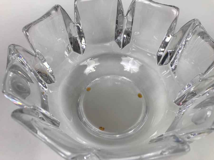 Vintage Orrefors Crystal Bowl Signed Sweden [Photo 5]