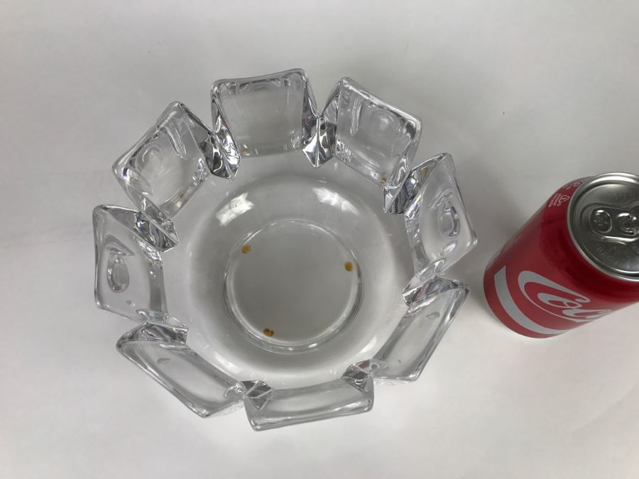 Vintage Orrefors Crystal Bowl Signed Sweden [Photo 3]