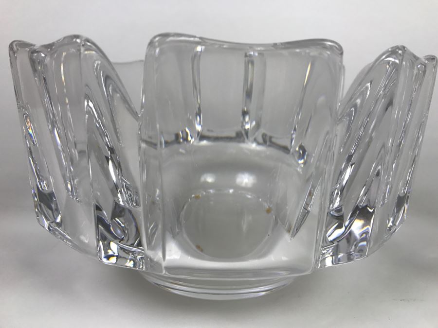 Vintage Orrefors Crystal Bowl Signed Sweden [Photo 6]