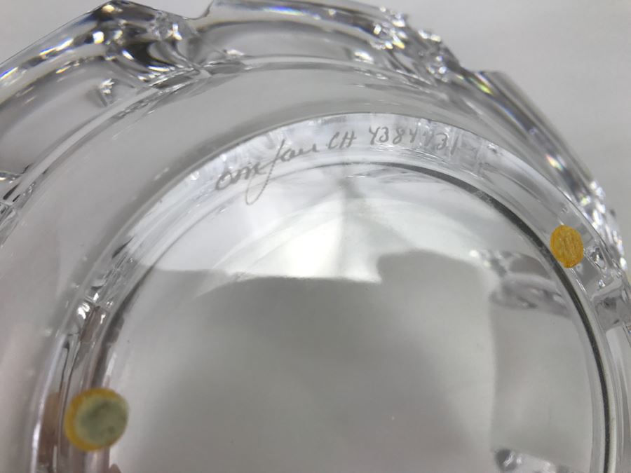 Vintage Orrefors Crystal Bowl Signed Sweden [Photo 8]