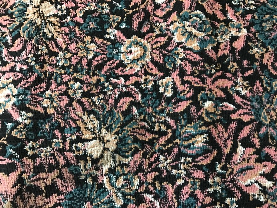 Synthetic Area Rug 3'10' x 5'5' Floral Motif [Photo 4]