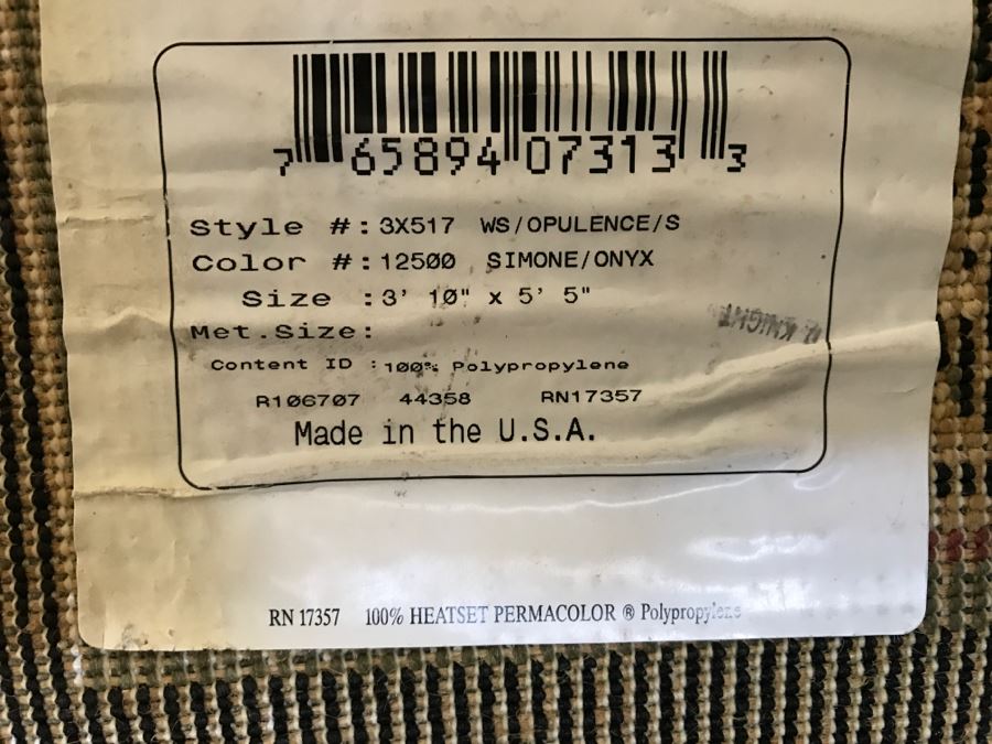 Synthetic Area Rug 3'10' x 5'5' By Shaw [Photo 5]