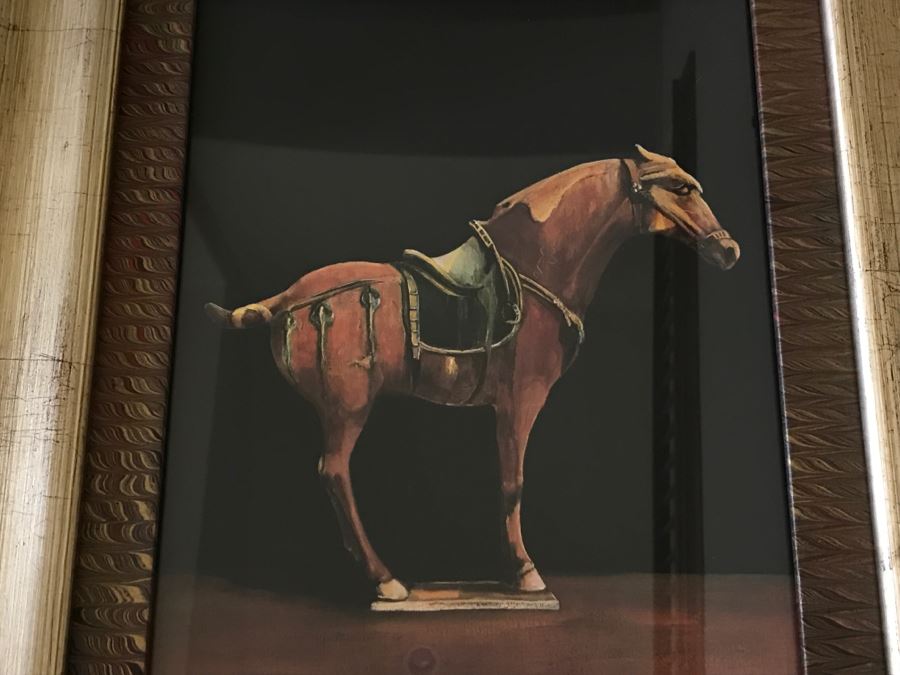 Pair Of Framed Horse Prints