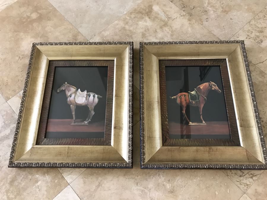 Pair Of Framed Horse Prints [Photo 7]
