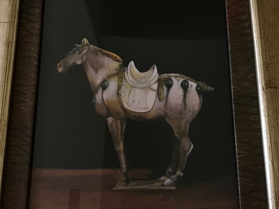 Pair Of Framed Horse Prints [Photo 4]