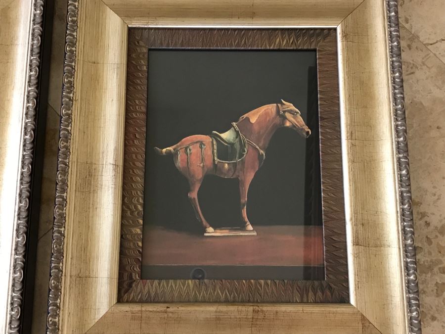 Pair Of Framed Horse Prints [Photo 3]