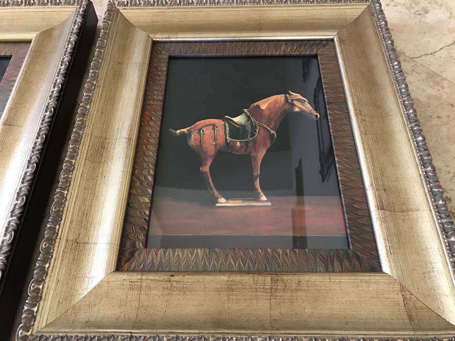 Pair Of Framed Horse Prints [Photo 8]