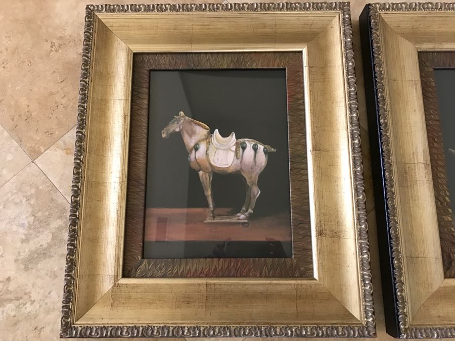 Pair Of Framed Horse Prints [Photo 2]