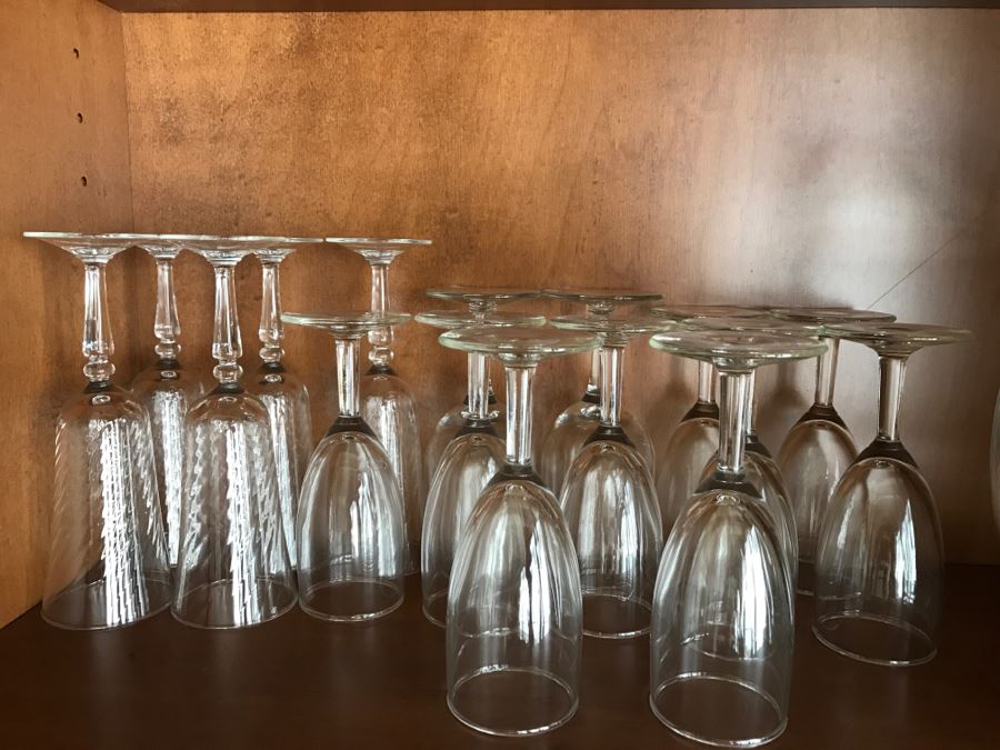 Glass Stemware Lot And Pitcher [Photo 7]