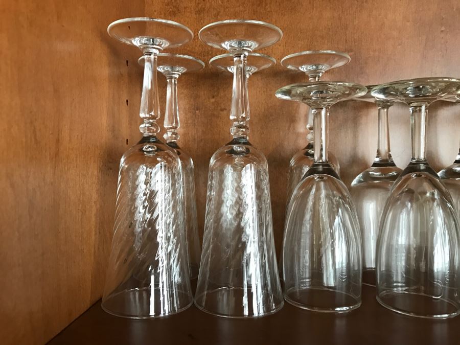 Glass Stemware Lot And Pitcher [Photo 2]