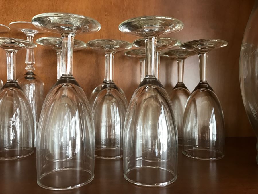 Glass Stemware Lot And Pitcher [Photo 4]