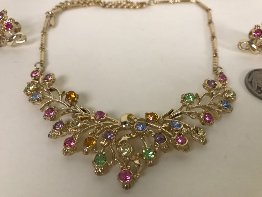Coro Gold Tone Costume Jewelry Set [Photo 2]