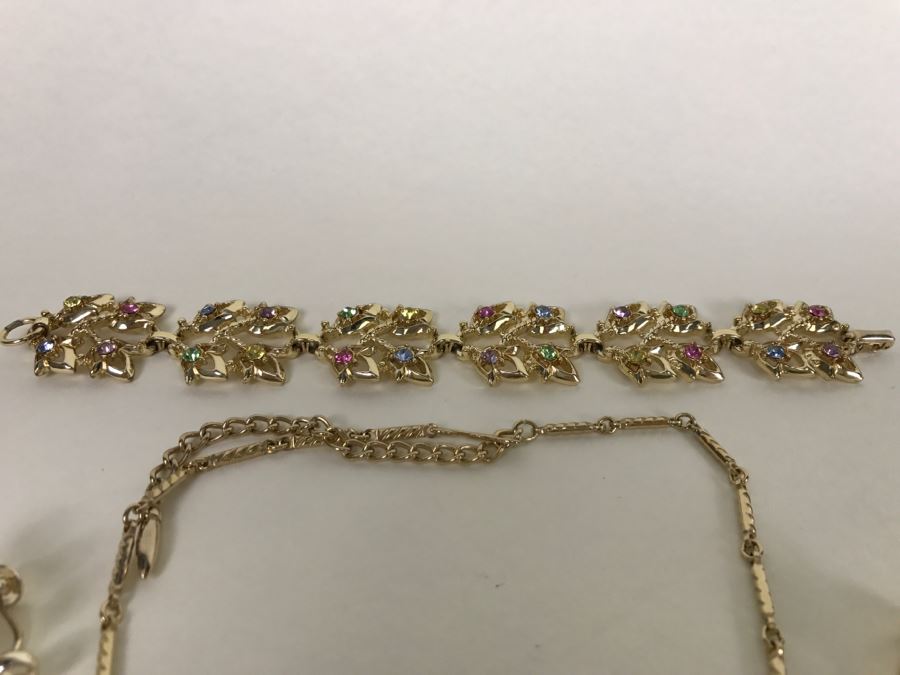 Coro Gold Tone Costume Jewelry Set [Photo 5]