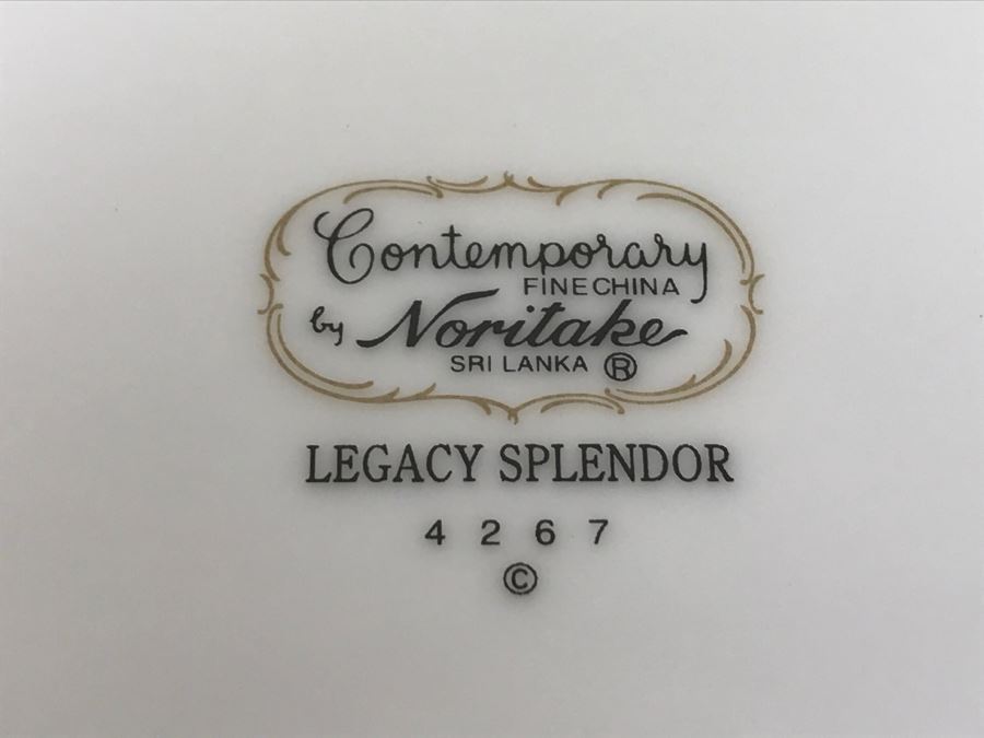 Pair Of China Serving Bowls Winterling Bavaria Germany And Contemporary Legacy Splendor By Noritake [Photo 7]