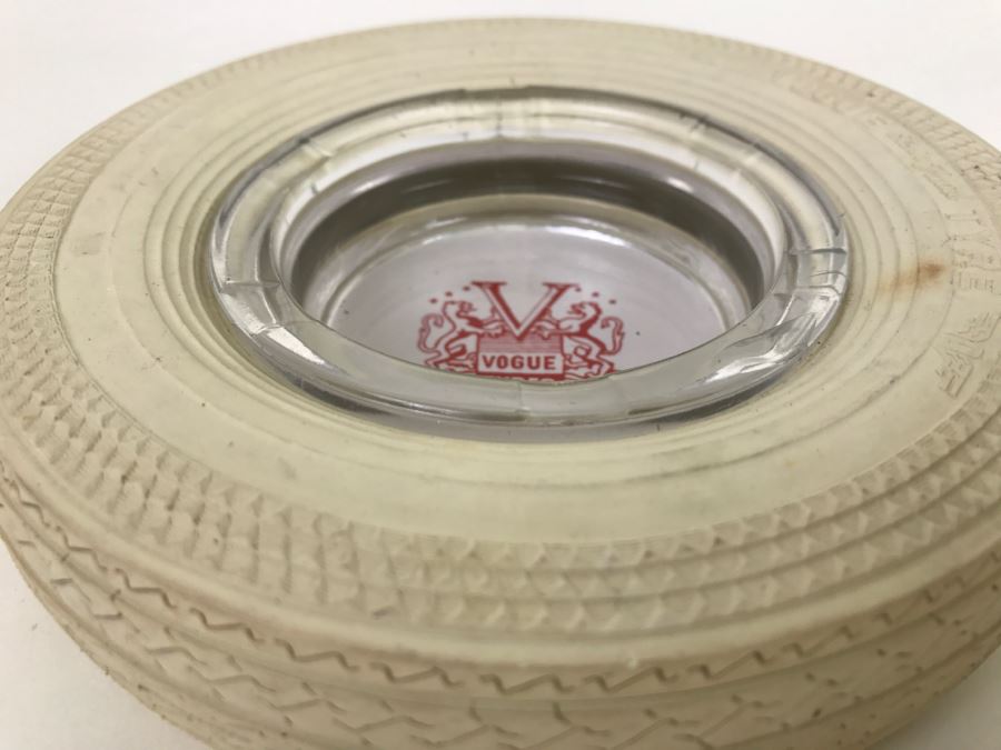 Vintage Vogue Tyres Advertising Ashtray [Photo 4]