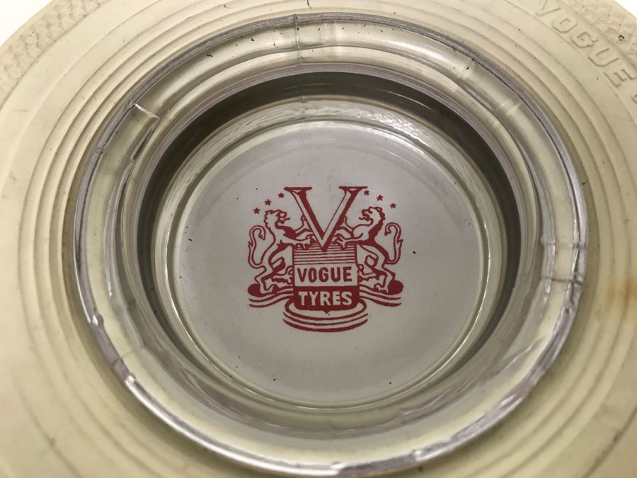 Vintage Vogue Tyres Advertising Ashtray [Photo 6]
