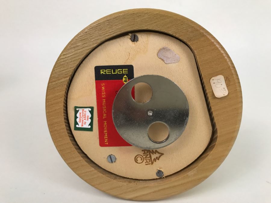 Vintage Anri Reuge Ferrandiz 'Flower Girl - Colour My World' Music Box [Photo 3]