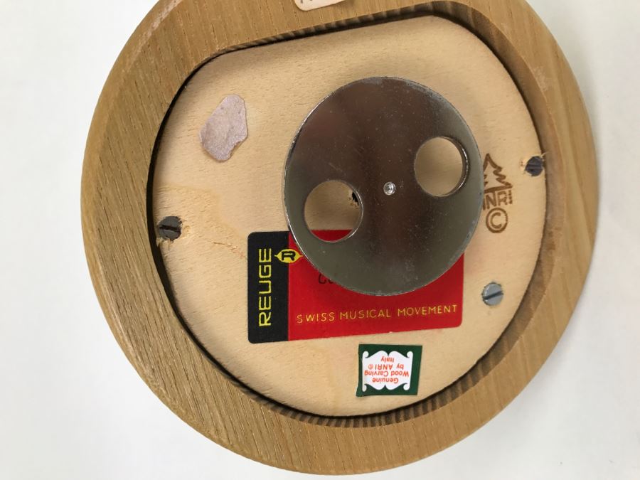 Vintage Anri Reuge Ferrandiz 'Flower Girl - Colour My World' Music Box [Photo 12]