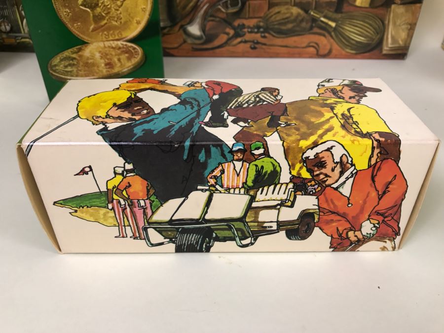 (13) Collection Of Vintage Avon Cologne Glass Bottles In Original Boxes - Mainly Cars [Photo 10]