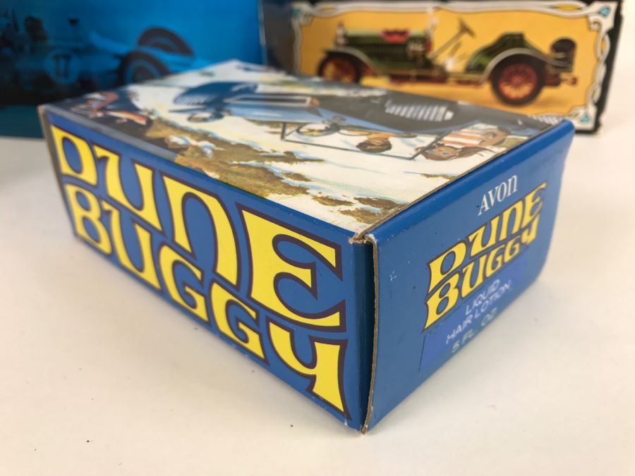 (15) Collection Of Vintage Avon Cologne Glass Bottles In Original Boxes - Mainly Cars [Photo 6]