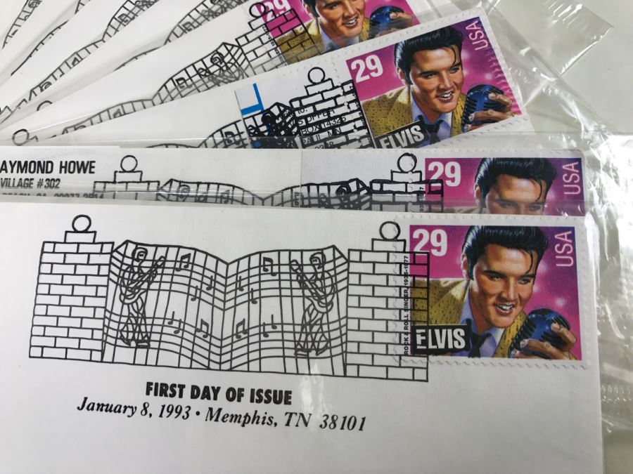 Huge Collection Of Elvis Presley Stamps [Photo 8]